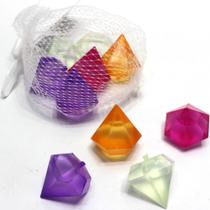 50 Cubos De Gelo Artificial Formato Frutas Reutilizável Coloridos - Prático - Tem de Tudo