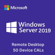50 Device CAL RDS 2019 Microsoft Acesso Remoto para Windows Server 2019
