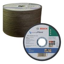 50 Discos Corte Inox Metal P/ Esmerilhadeira 115x1,0mm Bosch