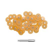 50 Discos de Polimento Dental Autoclaváveis - Acabamento Cerâmico