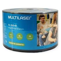 50 Dual Layer Multilaser 8x Printable 8gb