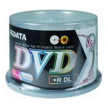 50 dvd+r 8.5 gb ridata printable 240 minutos 8x - MARCA NODIS MIGRACAO