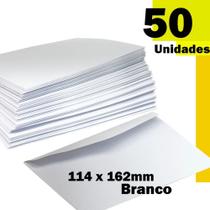 50 envelope comercial branco, lisa, cartas, tradicioanal, scrity