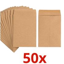 50 Envelopes A5 Saco Kraft Pardo 16x22mm 80g