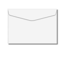 50 Envelopes Carta 114x162mm Branco Offset 63g