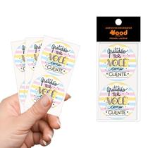 50 Etiquetas Adesivas Gratidão Ter Você Como Cliente Adesivos Recebidos 4Cm 50 Etiquetas Adesivas Gratidão Ter Você Como Cliente Adesivos Recebidos 4Cm
