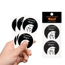 50 Etiquetas Adesivas Sua Encomenda Chegou Flork Adesivos Recebidos 4Cm
