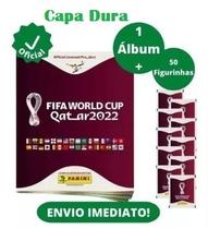 50 Figurinhas Copa do Mundo 2022 Sem Repetição + Álbum - Capa Dura