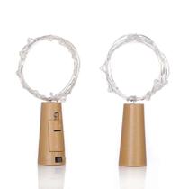 50 Fio Led De Fada String Light 20 Leds 2m Rolha Decoração 50 Fio Led De Fada String Light 20 Leds 2m Rolha Decoração