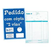 50 Folhas Bloco de Pedido 2 Vias Pequeno