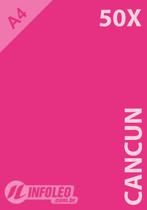 50 Folhas Papel Color Plus Cancun (Rosa Pink) A4 180g