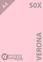 50 Folhas Papel Color Plus Verona (Rosa Bebê) A4 180g