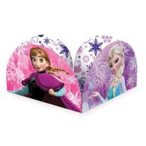 50 forminha doces Frozen caixeta Princesas Olaf Elsa Anna