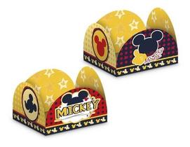 50 forminha doces Mickey Mouse Disney caixeta forma Festa