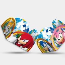 50 Forminha Doces Sonic The Hedgehog Licenciada - Caixeta - Regina Festas