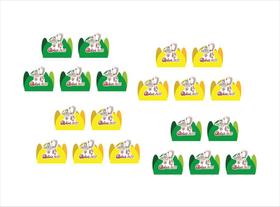 50 Forminhas Copa do Qatar 2 Verde e Amarelo