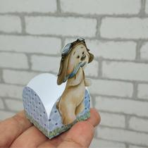 50 Forminhas de doce Ursinho Balão - 4 pétalas com aplique- Festa de aniversário - Lembrancinha