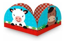 50 Forminhas De Doces Fazendinha Caixeta - Pétala - Forma