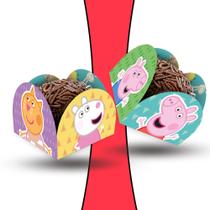 50 Forminhas p doces Decoração festa Peppa Pig aniversário