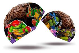 50 Forminhas Tartarugas Ninja Festa Decoração Para Doces