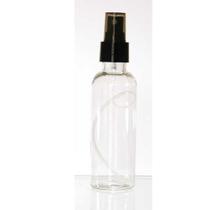 50 Frasco Pet Cristal De 240 Ml Válvula Spray Preto