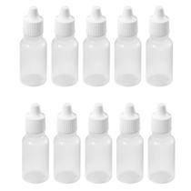 50 Frasco Plástico Conta Gotas 30ml com Tampa Lacre