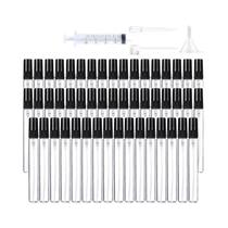 50 Frascos De Vidro Recarregáveis de 10ml Com Conjunto De Dispensador De Funil E Seringa 50 Frascos De Vidro Recarregáveis de 10ml Com Conjunto De Dispensador De Funil E Seringa