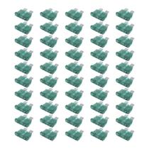 50 Fusível Lâmina Automotiva Verde 30a Engate 2 Terminais