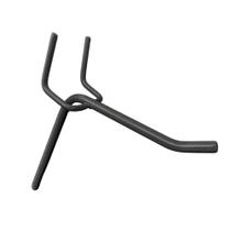 50 Gancho Para Eucatex 0,05 Arame 4mm Preto