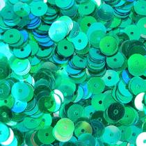 50 gramas Lantejoula 6mm Furo Central Verde Irisada AB 22601 050 1005SA81 50 gramas Lantejoula 6mm Furo Central Verde Irisada AB 22601 050 1005SA81