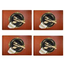 50 Jogo Americano Antiderrapante impermeável material ecológico