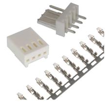 50 Kits Conector Alojamento Terminal Kk 2,54mm 4 Vias 180