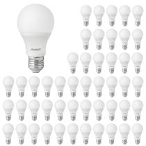 50 Lâmpadas LED 9W Luz Fria 6500K Bivolt Alta Luminosidade e Durabilidade