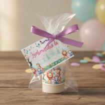 50 Lembrancinhas Mini Hidratante Safari Mimo Cliente Festa Infantil