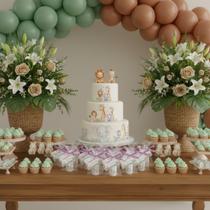 50 Lembrancinhas Mini Hidratante Safari Mimo Cliente Festa Infantil