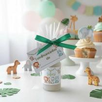 50 Lembrancinhas Mini Hidratante Safari Mimo Cliente Festa Infantil