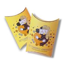 50 lembrancinhas Setembro Amarelo Caixinha Porta Bombom