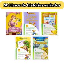 50 Livros Infantis C/ Histórias Clássicos Variadas Atacado