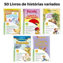 50 Livros Infantis C/ Histórias Clássicos Variadas Atacado