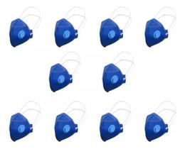 50 Máscaras Pff2-s Com Válvula - Máxima Proteção E Conforto 50 Máscaras Pff2-s Com Válvula - Máxima Proteção E Conforto