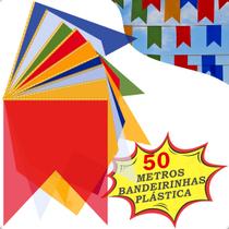 50 Metros Bandeirinha Festa Junina Plástico Decoração