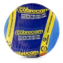 50 metros cabo flexivel 1,5 mm2 az cobrecom