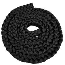 50 metros cordão nylon para rodapés e carpete - cor preta 50 metros cordão nylon para rodapés e carpete - cor preta
