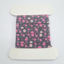 50 metros Elástico Especial Brilho 7mm Dots Lilás 3728 050 50 metros Elástico Especial Brilho 7mm Dots Lilás 3728 050