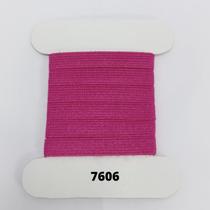 50 metros Elástico Especial Brilho 7mm Neon Pink 7606 050 encadernação