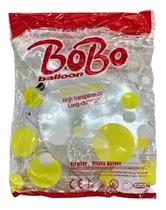 50 Mini Balão Bubble 10 Polegadas 22cm Decoração Atacado Rev