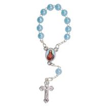 50 Mini Terço Foto Sagrado Coração De Jesus