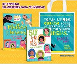 50 Mulheres Para Se Inspirar Com Ecobag, Livro E Jogo
