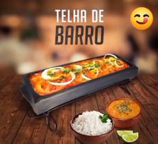 50% OFF - Telha de Barro Para Bares e Petiscarias + 2 cumbucas