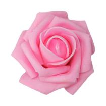 50 Pacotes De Rosas Artificiais Pe Espuma Simulação Flores Biônicas 6-7cm Para Decorações De Noivado